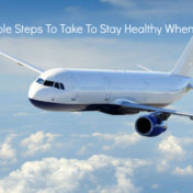 stay healthy when flying
