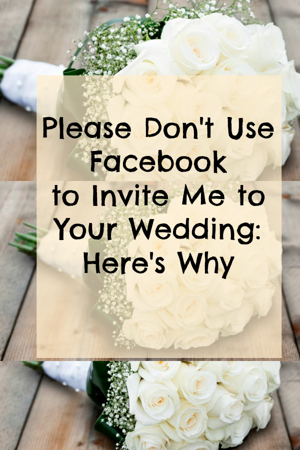 facebook wedding invitations