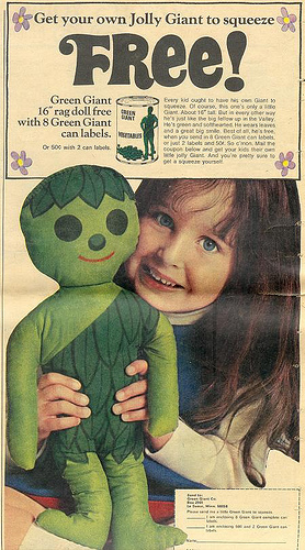 jolly green giant doll