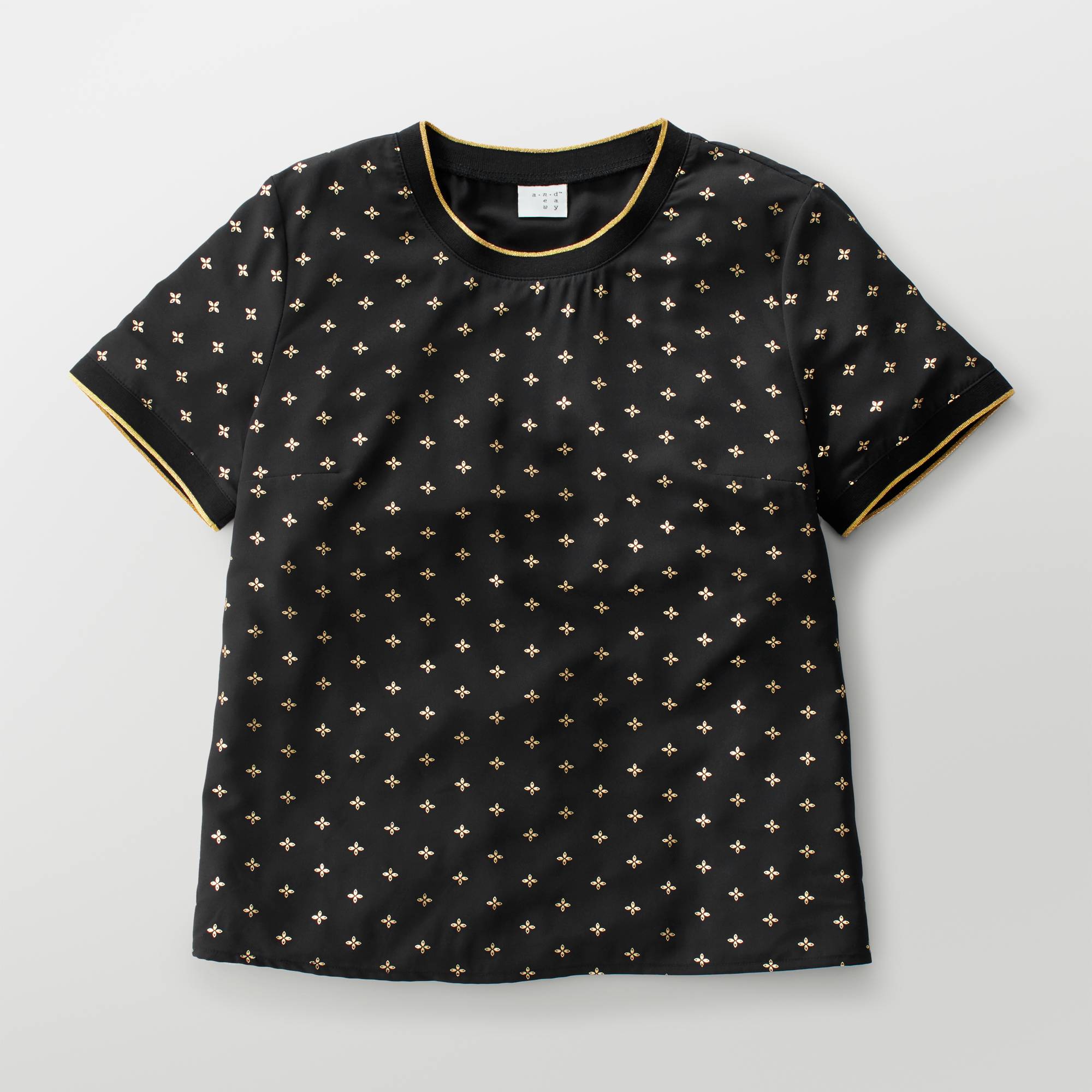 a new day foil crepe t shirt