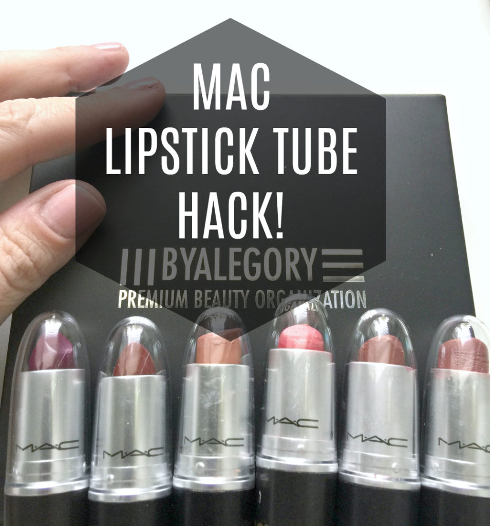MAC lipstick lids