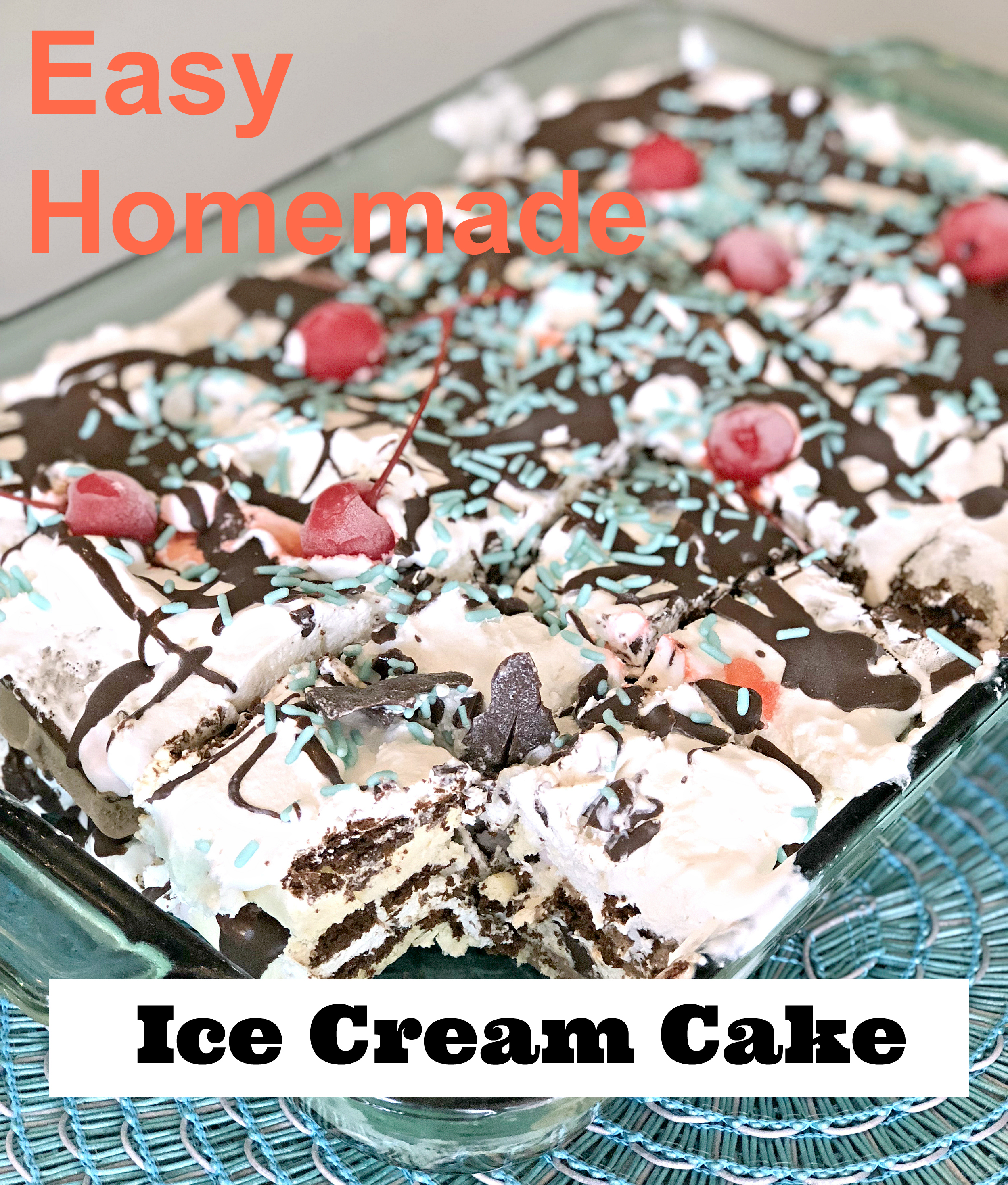 homemade ice cream cake recipe