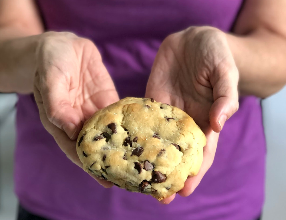 easy sea salt chocolate chip cookies